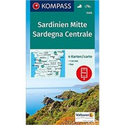 2498 Sardinien Central Kompass Wanderkarte